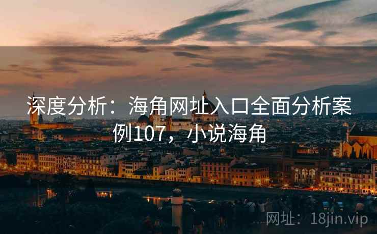 深度分析：海角网址入口全面分析案例107，小说海角