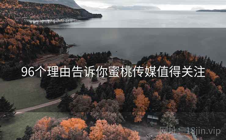 96个理由告诉你蜜桃传媒值得关注