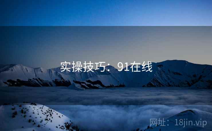 实操技巧：91在线  第1张