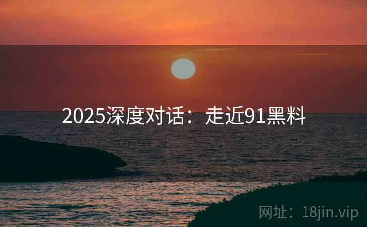 2025深度对话：走近91黑料  第1张
