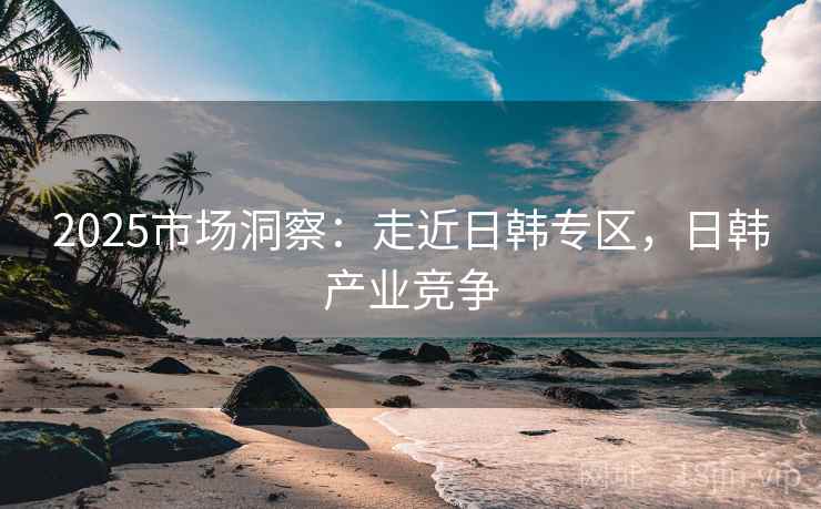 2025市场洞察：走近日韩专区，日韩产业竞争  第2张