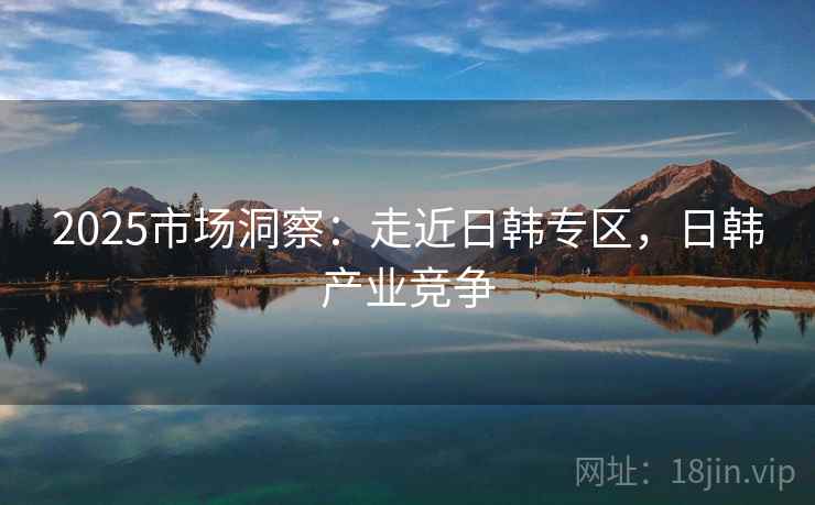 2025市场洞察：走近日韩专区，日韩产业竞争  第1张