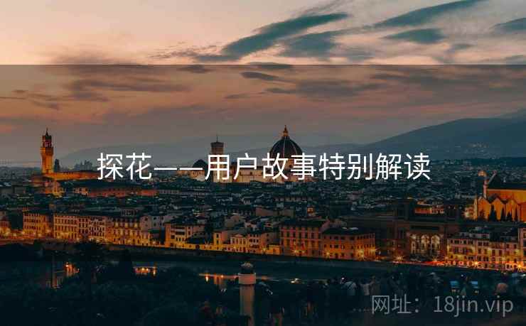 探花——用户故事特别解读