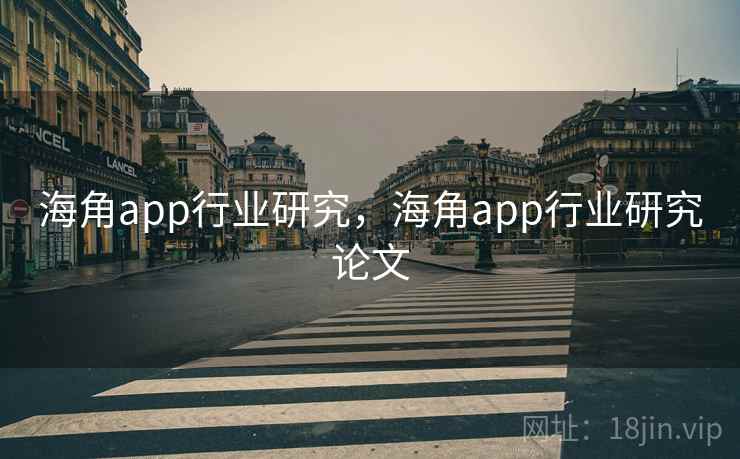 海角app行业研究，海角app行业研究论文